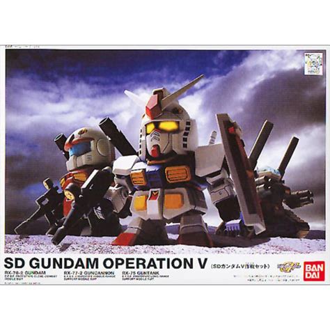 Sdbb Gundam V Operation Set Bandai Gundam Models Kits Premium Shop