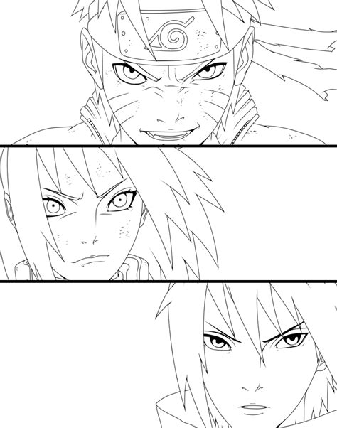 39 Team 7 Anime Coloring Pages Naruto Images Colorist