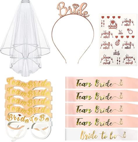 13pc Hen Party Accessories Bride To Be Set Bride To Be Veil Bride To