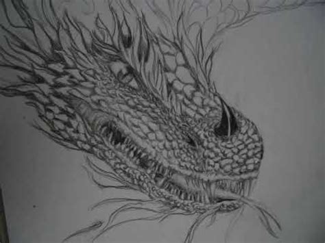 The first arc down makes the spines of the dragon's head. how to draw a dragon step by step 2 - YouTube