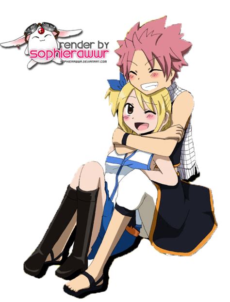 Natsu And Lucy Render By Sophierawwr On Deviantart