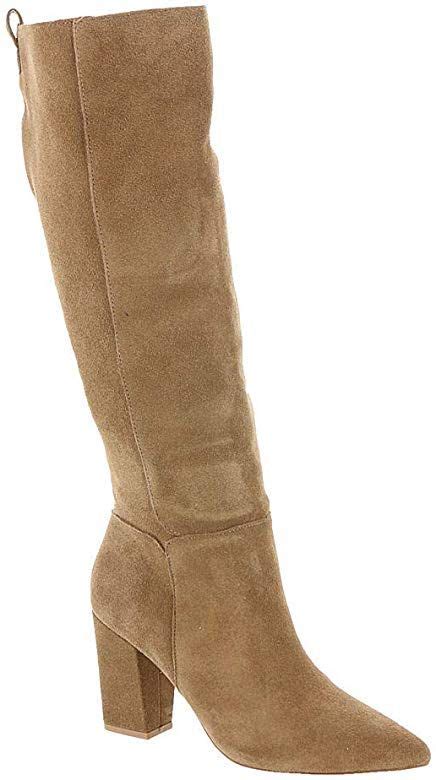 Amazon Com Steve Madden Women S Raddle To The Knee Boot Tan Suede M