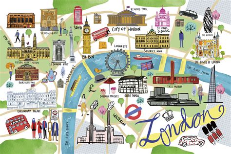 London Map Poster For All Rooms