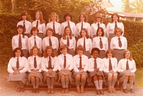 Girls School Secondary Class 1978