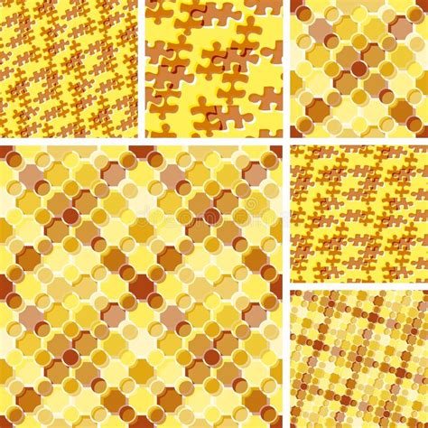 Seamless Tile Patterns Stock Vector Illustration Of Textured 143719226