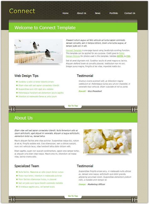 45 Best Free Dreamweaver Templates
