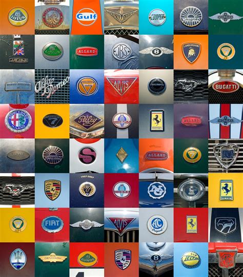 Check out our sports car logo selection for the very best in unique or custom, handmade pieces from our wall decals & murals shops. 56 sports cars | Number 11 in the series of badge mosaics ...