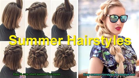 Cute Summer Hairstyles For Medium Short Hair Hairstyle Guides