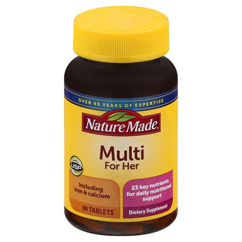 Save On Nature Made Multi For Her With Iron And Calcium Dietary