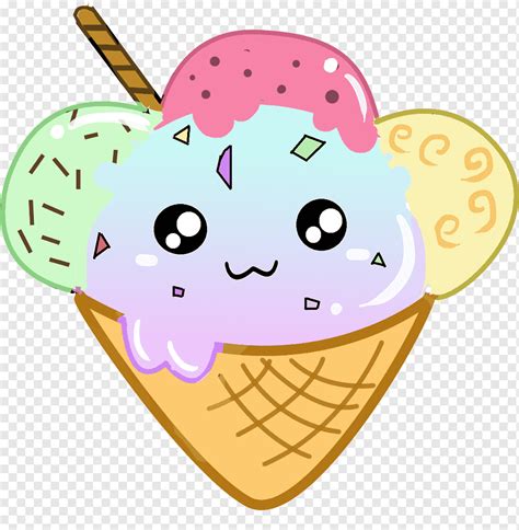Ice Cream Ice Cream Cones Food Drawing Kavaii Kawaii Heart Chibi