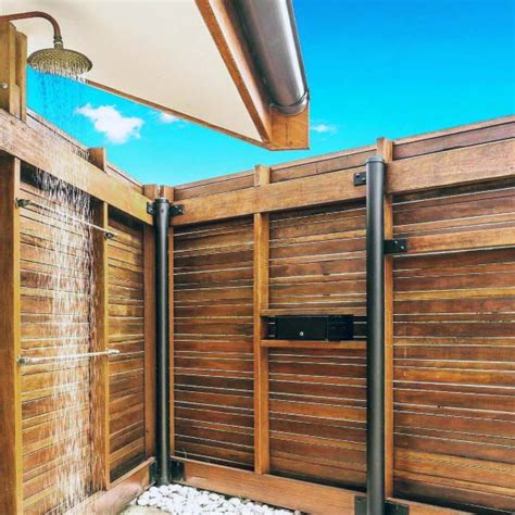 Top 60 Best Outdoor Shower Ideas Enclosure Designs Malibu Outside