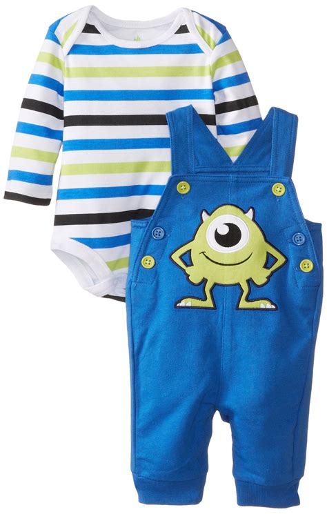 Disney Baby Baby Boys 2 Piece Knit Overall Set Strong Blue 36 Months