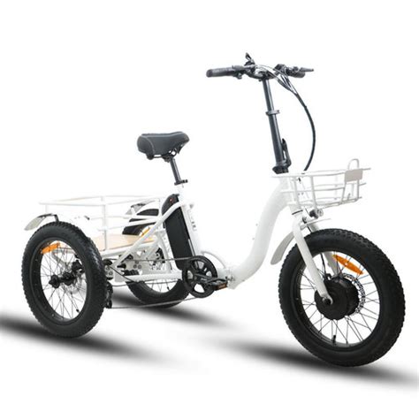 Eunorau New Trike 48v500w 20 Step Through Fat Tire Folding Electric