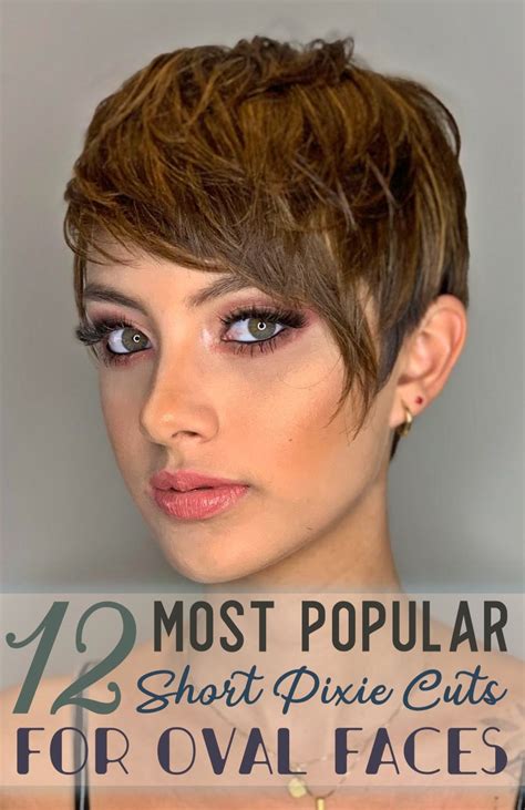 12 Most Popular Short Pixie Cuts For Oval Faces