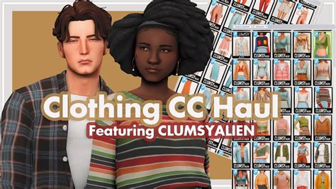 The Sims 4 Clumsyalien Clothing Showcase Youtube