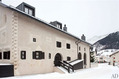 Tour Giorgio Armanis House In Switzerland Architectural Digest