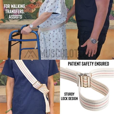 Transfer Belt Secure Gait Belt Guard Belt For Physical Therapists