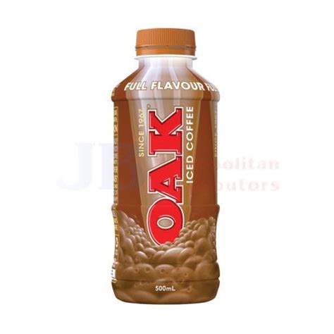 500ml Oak Flavoured Milk Iced Coffee Bottles