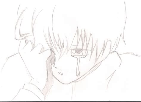 crying anime drawing at getdrawings free download