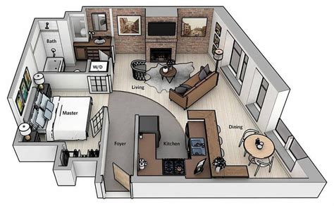 Amazing 3d House Plan Design To See More Visit 👇 Arquiteta Instagram