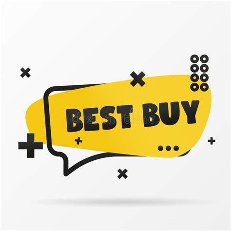 Best Buy Banner Art Picture Vector Illustration Stock Vector