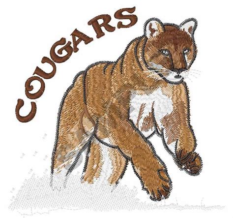 Cougars Embroidery Designs Machine Embroidery Designs At