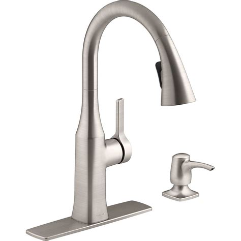 Kohler Rubicon Single Handle Pull Down Sprayer Kitchen Faucet In