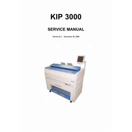 Kip 3000 toner cartridge (2) nib. KIP 3000 Service Manual