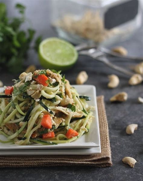 Because soba noodles have more protein and fiber and fewer calories, sugar and carbohydrates, they are a much healthier noodle. Lean & Green Healthy Dinner Ideas | Zucchini noodles ...