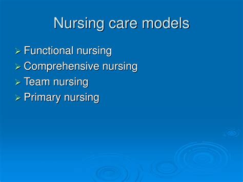 Ppt Nursing Care Models Nursing Process Powerpoint Presentation Free