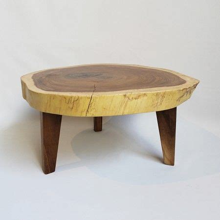 Wipe off the sanding dust with a rag. Alezia Wood Slab Coffee Table. Natural edge with clear wax ...