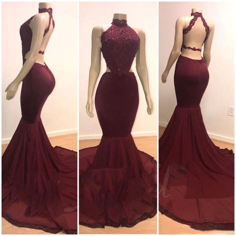 Pin On Maroon Prom Dress