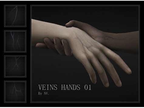 Nv Veins Hands 01 The Sims 4 Download Simsdomination