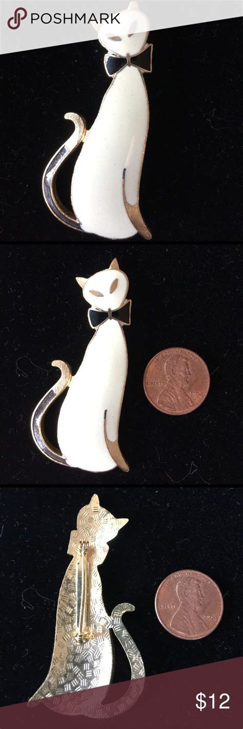 Vintage Siamese Cat Pin Cat Pin Crazy Cats Siamese Cats