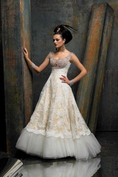 Color Ivorysilver Silk Shantung And Alençon Lace A Line Gown With