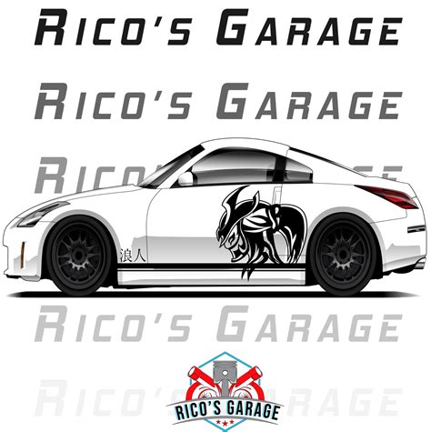 Ronin V1 350z Livery Kit Custom Vinyl Decals And More Ricos Garage