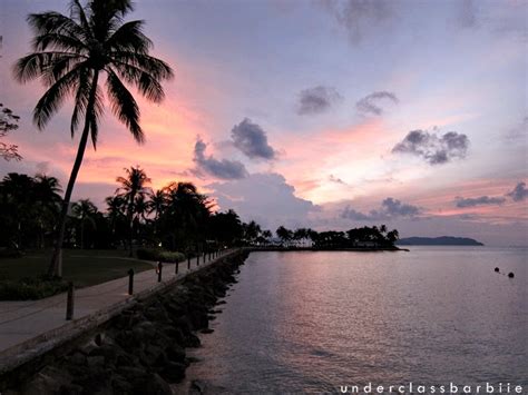 Sunset At Shangri Las Tanjung Aru Resort Sabah Rolling Grace