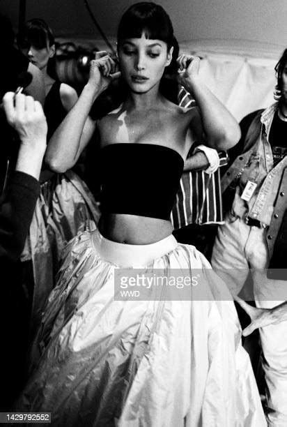 Christy Turlington Backstage Photos And Premium High Res Pictures