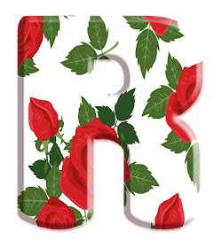Sussurro de Amor: Alfabeto decorativo png textura floral rosa vermelha | Textura floral, Floral ...