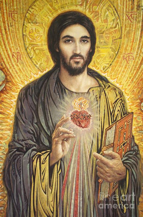 Sacred Heart Of Jesus Olmc Painting By Smith Catholic Art Pixels Merch
