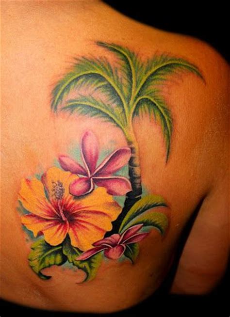 Tropical Flowers Tattoo Tattoo Pinterest