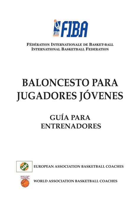 Baloncesto Para Jugadores Jóvenes Guía Para Entrenadores By