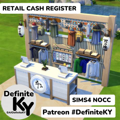 Sims4 Ts4 Nocc Retail Cash Register Idea Definiteky Em 2023