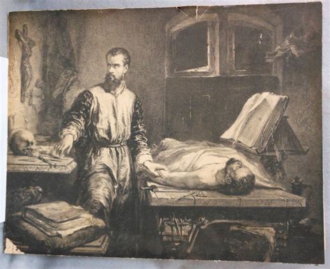 19thc Print Of A Renaissance Doctor Surgeon Preforming Surgery