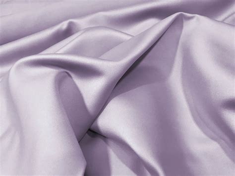 Lilac Peau De Soie Fabric Satin Light Purple Material Etsy