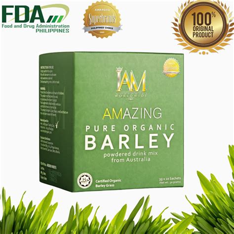 Iam Worldwide Amazing Pure Organic Barley Powder Certified Organic