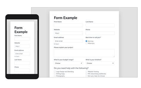 Simple Html Bootstrap Form Template Bootstrap Creative