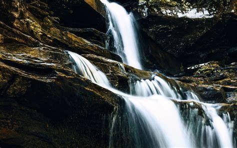 Download Wallpaper 3840x2400 Waterfall Rocks Stones Water Cascade
