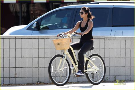 Vanessa Hudgens Sunny Bike Ride With Stella Photo 439339 Photo Gallery Just Jared Jr