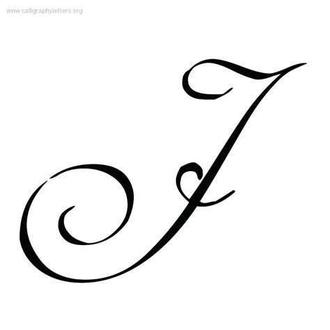This is a simple online tool that converts regular text into cursive letter symbols. J In Cursive Capital Tattoo - Letter